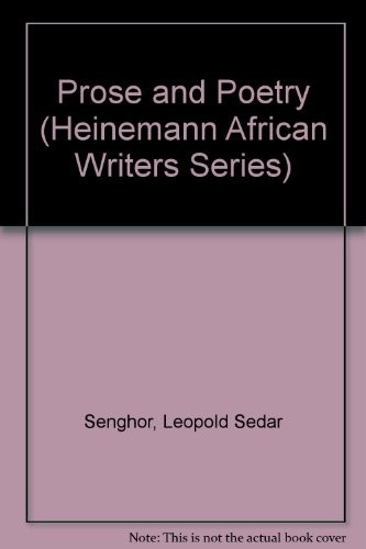 Cover for Prose and Poetry