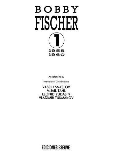 Cover for Bobby Fischer