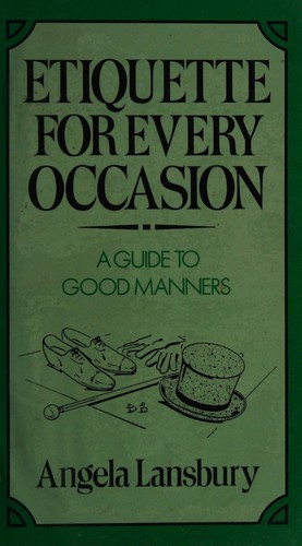 Cover for Etiquette for Every Occasion
