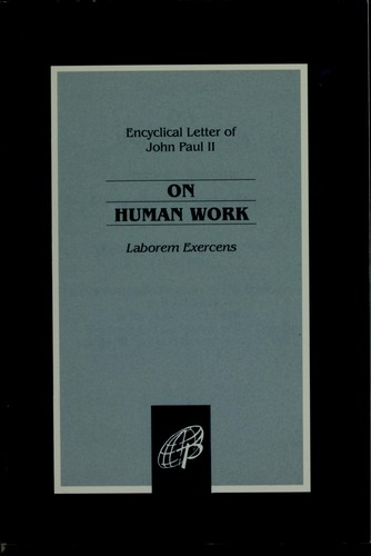 Cover for Encyclical Laborem Exercens