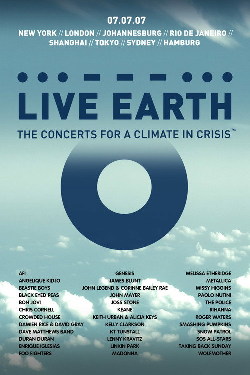 Poster for Live Earth: a Concert for a Climate in Crisis